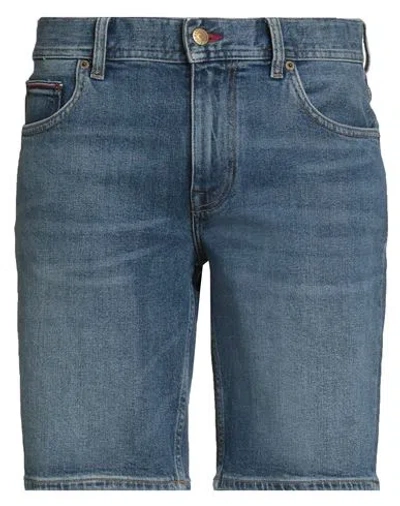 Tommy Hilfiger Man Denim Shorts Blue Size 31 Cotton, Elastane