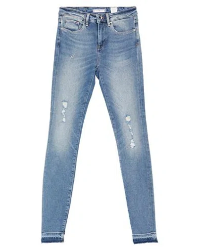 Tommy Hilfiger Man Jeans Blue Size 26w-34l Cotton, Polyester, Elastane