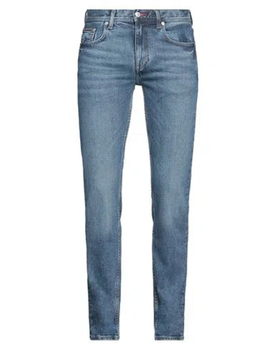 Tommy Hilfiger Man Jeans Blue Size 30w-32l Cotton, Elastane
