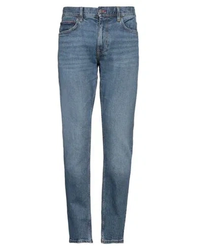Tommy Hilfiger Man Jeans Blue Size 35w-32l Cotton, Econyl