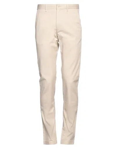 Tommy Hilfiger Man Pants Beige Size 31w-32l Cotton, Elastane In Neutral
