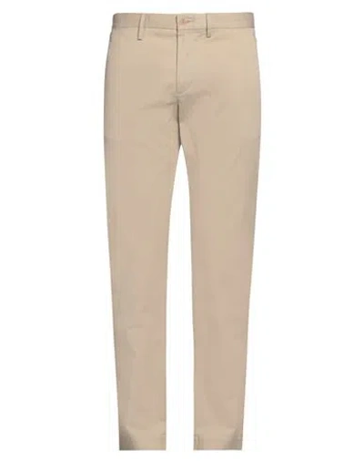 Tommy Hilfiger Man Pants Sand Size 34w-32l Cotton, Elastane In Beige