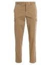 Tommy Hilfiger Man Pants Camel Size 30w-32l Cotton, Elastane In Beige