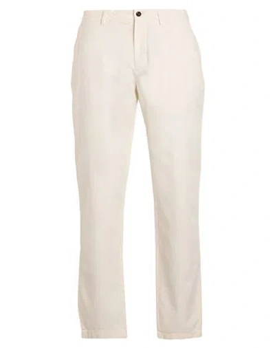 Tommy Hilfiger Man Pants Cream Size 35w-32l Cotton, Elastane In White