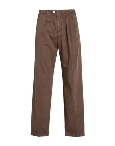 Tommy Hilfiger Man Pants Khaki Size 34 Cotton In Beige
