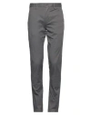 Tommy Hilfiger Man Pants Lead Size 32w-32l Cotton, Elastane In Gray