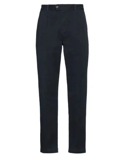 Tommy Hilfiger Man Pants Midnight Blue Size 33w-32l Cotton, Elastane