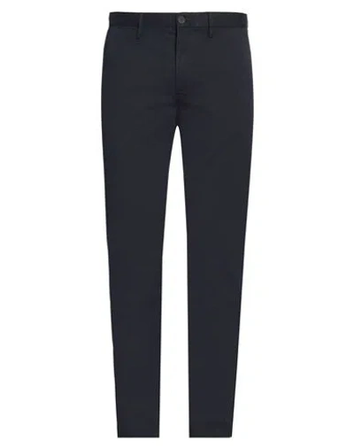 TOMMY HILFIGER TOMMY HILFIGER MAN PANTS MIDNIGHT BLUE SIZE 31W-32L COTTON, ELASTANE