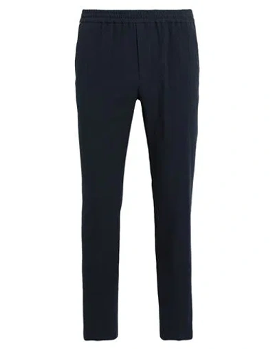 TOMMY HILFIGER TOMMY HILFIGER MAN PANTS MIDNIGHT BLUE SIZE 35W-32L COTTON, ELASTANE