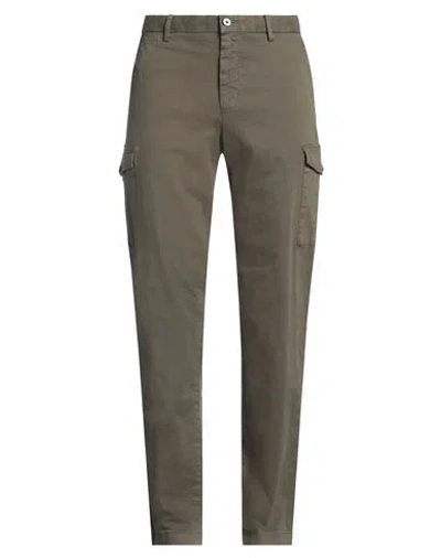 Tommy Hilfiger Man Pants Military Green Size 33w-34l Cotton, Elastane In Green