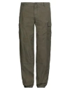 Tommy Hilfiger Man Pants Military Green Size 34w-34l Cotton, Elastane In Green
