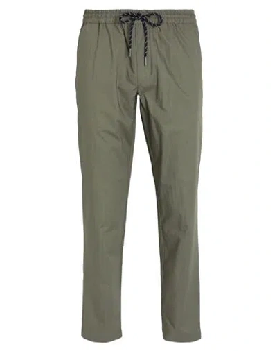 Tommy Hilfiger Man Pants Military Green Size 36w-32l Cotton