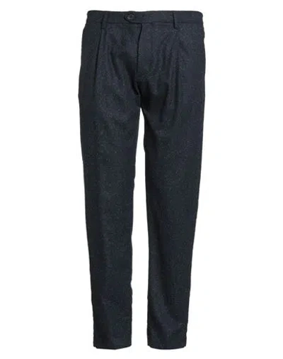 Tommy Hilfiger Man Pants Navy Size 34w-32l Wool, Polyester, Viscose, Silk, Elastane In Blue