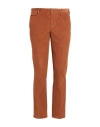 Tommy Hilfiger Man Pants Rust Size 38 Cotton, Cashmere In Red