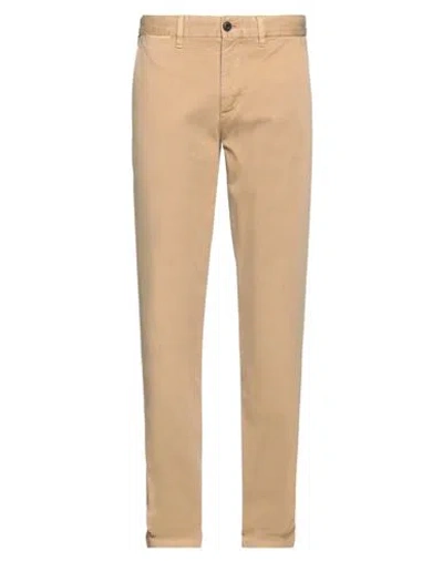TOMMY HILFIGER TOMMY HILFIGER MAN PANTS SAND SIZE 29W-32L COTTON, ELASTANE