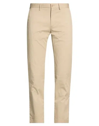 Tommy Hilfiger Man Pants Sand Size 33w-32l Cotton, Elastane In Neutral
