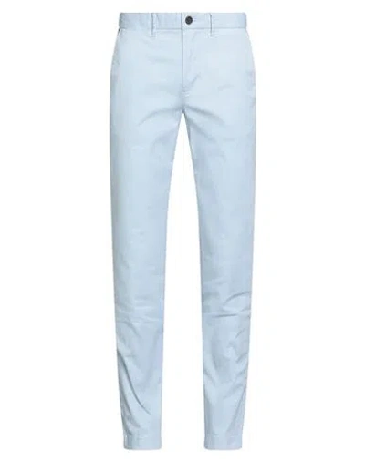 Tommy Hilfiger Man Pants Sky Blue Size 31w-32l Cotton, Elastane In Multi