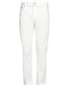 Tommy Hilfiger Man Pants Ivory Size 34w-32l Cotton In White