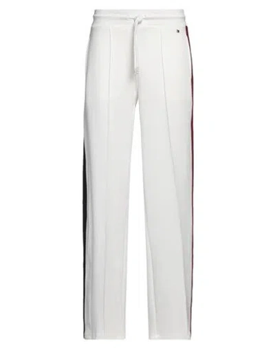 Tommy Hilfiger Man Pants White Size S Viscose, Polyester, Elastane