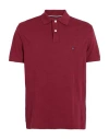 Tommy Hilfiger Regular Fit Stretch Tommy Polo In Red