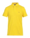Tommy Hilfiger Man Polo Shirt Mandarin Size M Cotton, Elastane