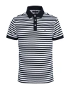 Tommy Hilfiger Man Polo Shirt Midnight Blue Size M Cotton, Elastane In Navy Blue