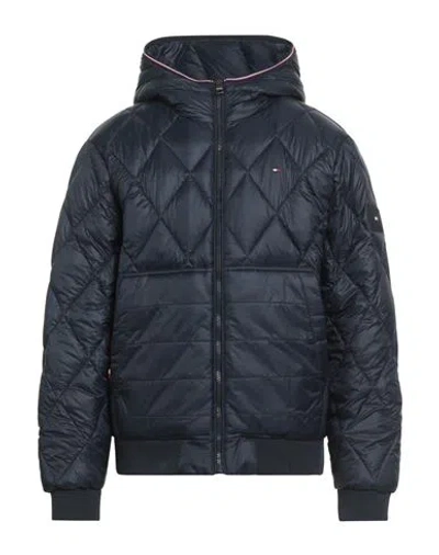 Tommy Hilfiger Man Puffer Midnight Blue Size L Polyamide