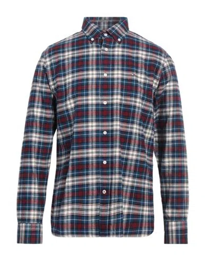 Tommy Hilfiger Man Shirt Blue Size L Cotton