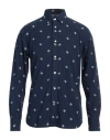 Tommy Hilfiger Slim Fit Thflex Microprint Shirt In Blue