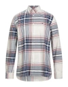 Tommy Hilfiger Man Shirt Navy Size L Cotton In Multi