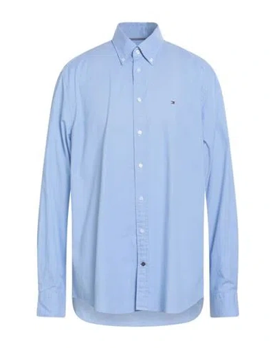 Tommy Hilfiger Men's 1985 Flex Stretch Regular Fit Oxford Shirt In Blue