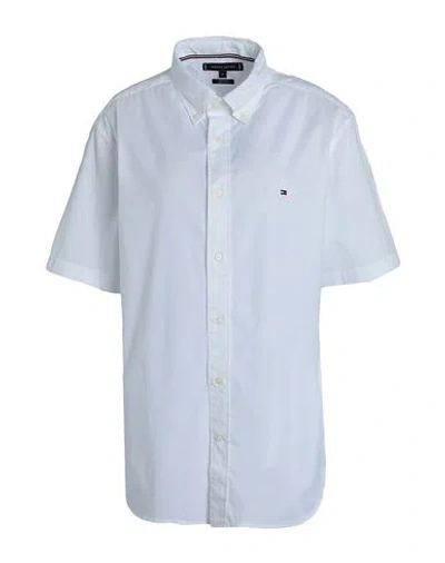 Tommy Hilfiger Man Shirt White Size L Cotton