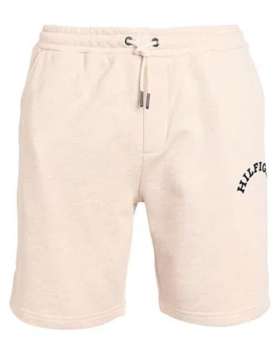 Tommy Hilfiger Man Shorts & Bermuda Shorts Beige Size L Cotton In Pink