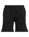 Tommy Hilfiger Man Shorts & Bermuda Shorts Black Size L Organic Cotton, Polyester In Black