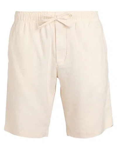 Tommy Hilfiger Man Shorts & Bermuda Shorts Cream Size 34 Linen, Polyester In Pink