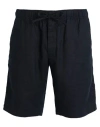Tommy Hilfiger Man Shorts & Bermuda Shorts Midnight Blue Size 34 Linen, Polyester