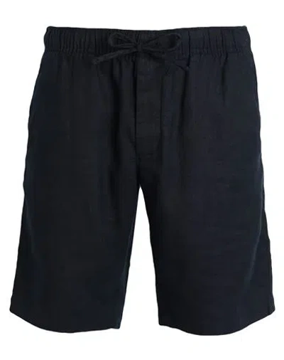 Tommy Hilfiger Man Shorts & Bermuda Shorts Midnight Blue Size 31 Linen, Polyester