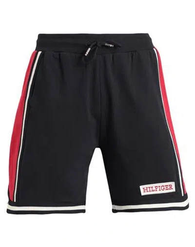 Tommy Hilfiger Man Shorts & Bermuda Shorts Midnight Blue Size M Cotton, Polyester