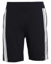 Tommy Hilfiger Flag-embroidered Track Shorts In Navy Blue