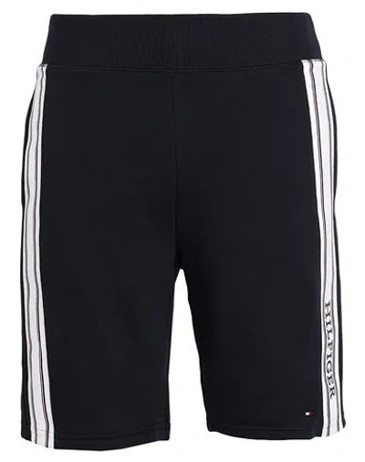 Tommy Hilfiger Man Shorts & Bermuda Shorts Navy Blue Size L Cotton, Polyester, Elastane