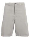 Tommy Hilfiger Man Shorts & Bermuda Shorts Taupe Size 33 Cotton, Elastane In Grey