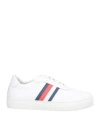 Tommy Hilfiger Man Sneakers White Size 9 Leather