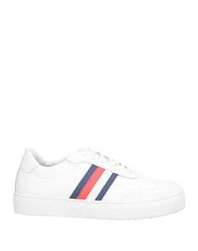 Tommy Hilfiger Man Sneakers White Size 9 Leather