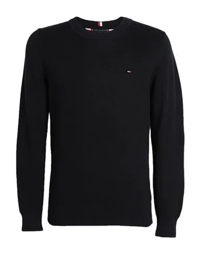 Tommy Hilfiger Man Sweater Black Size Xl Cotton
