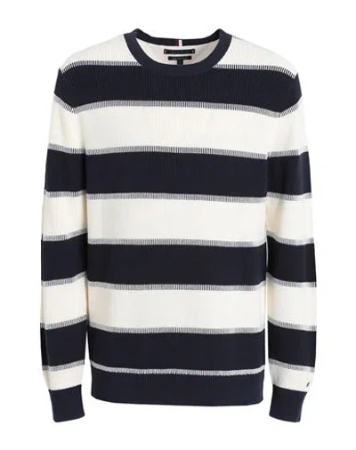 Tommy Hilfiger Man Sweater Navy Blue Size Xl Cotton
