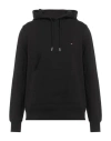 Tommy Hilfiger Man Sweatshirt Black Size L Cotton, Elastane In Black