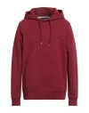 Tommy Hilfiger Cotton Hoodie In Red