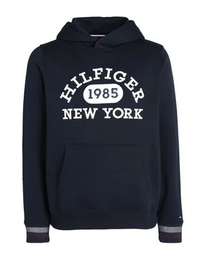 Tommy Hilfiger Man Sweatshirt Midnight Blue Size L Cotton, Polyester