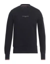 Tommy Hilfiger Man Sweatshirt Midnight Blue Size S Cotton In Blue