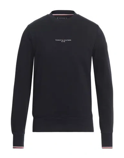 Tommy Hilfiger Man Sweatshirt Midnight Blue Size S Cotton